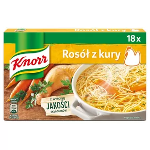 Knorr Rosół z kury 18 x 10 g - Buliony i przyprawy w kostkach - miniaturka - grafika 1