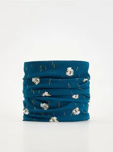 Reserved - Komin Król Lew - granatowy - Apaszki i szaliki damskie - miniaturka - grafika 1