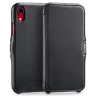 Etui i futerały do telefonów - moVear moVear stylowe etui do Apple iPhone Xr | Skóra Gładka AIPXRS0CIBKSBK - miniaturka - grafika 1