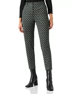 Spodnie damskie - Pinko Spodnie damskie, Nob_czarny-naftowy-beżowy, 36 - miniaturka - grafika 1