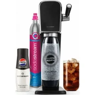 Saturatory - SodaStream Art Black Pepsi Zero Mpack Ekspres do wody gazowanej - miniaturka - grafika 1