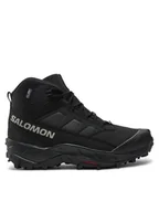 Buty trekkingowe męskie - Salomon Trekkingi Crosstrak Waterproof L47570200 Czarny - miniaturka - grafika 1
