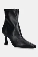Botki damskie - Steve Madden botki Freida damskie kolor czarny na słupku 11005069 - miniaturka - grafika 1