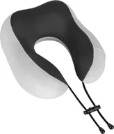 Akcesoria podróżnicze - Poduszka turystyczna - podróżna z pianki MEMORY, REBEL ACTIVE , kolor szary - miniaturka - grafika 1