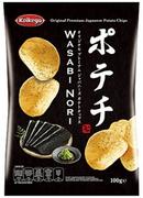 Kuchnie świata - Koikeya Chipsy ziemniaczane Potechi Wasabi Nori 100g - Koikeya 2839-uniw - miniaturka - grafika 1