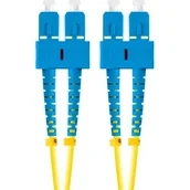 Kable światłowodowe - Lanberg kabel światłowodowy FO-SUSU-SD11-0100-YE 10m - miniaturka - grafika 1