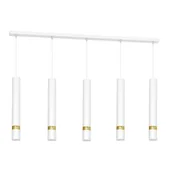 Lampy sufitowe - Milagro Lampa wisząca JOKER WHITE/GOLD 5xGU10 MLP6122 - miniaturka - grafika 1