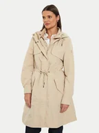 Kurtki damskie - Guess Parka W4YL24 WGAW2 Beżowy Regular Fit - miniaturka - grafika 1