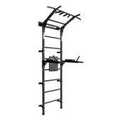 Wyposażenie sportowe i gimnastyczne - drabinka gimnastyczna Levron czarny - miniaturka - grafika 1
