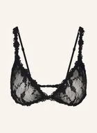 Biustonosze - Skims Biustonosz Trójkątny Stretch Lace schwarz - miniaturka - grafika 1