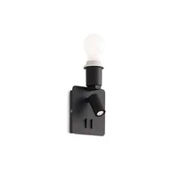 Lampy ścienne - Stelaż do kinkietu GEA MAP2 NERO 239545 - Ideal Lux - miniaturka - grafika 1