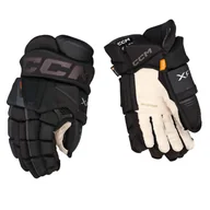 Hokej - Rękawice hokejowe CCM Tacks XF PRO Black/Grey Junior 12 cali - miniaturka - grafika 1