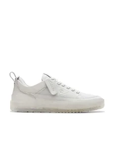 Clarks Skórzane sneakersy "Somerset Lace" w kolorze białym - Trampki męskie - miniaturka - grafika 1
