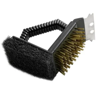 3- FUNKCYJNA SZCZOTKA DO CZYSZCZENIA GRILLA AE124 - Akcesoria do grilla - miniaturka - grafika 1