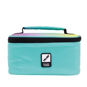 Torby termiczne - Torba termiczna mała na żywność 1,5L z pojemnikiem na lunch SUNSET zielony - miniaturka - grafika 1