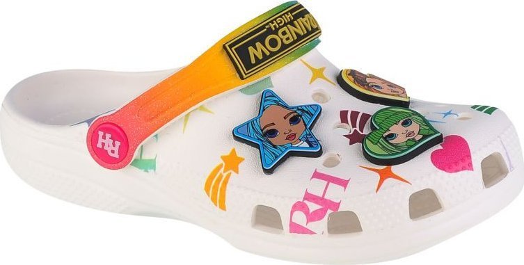 Crocs Crocs Classic Rainbow High Kids Clog 208117-90H białe 29/30