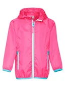 Kurtki i płaszcze dla dziewczynek - Playshoes Kurtka przeciwdeszczowa w kolorze różowym - miniaturka - grafika 1