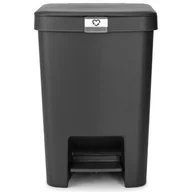 Kosze na śmieci - Kosz na śmieci BRABANTIA 800269 StepUp 25L Ciemnoszary - miniaturka - grafika 1