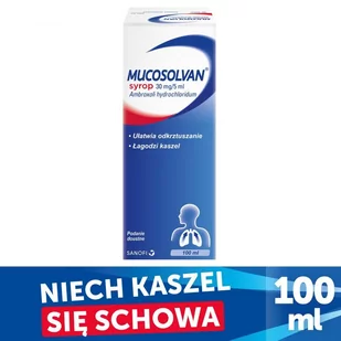 Boehringen Ingelheim Mucosolvan 30mg/5ml 100 ml - Przeziębienie i grypa - miniaturka - grafika 1