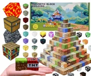 KLOCKI MAGNETYCZNE Sześciany Dla dzieci 2 LUDZIKi 100 KLOCKÓW