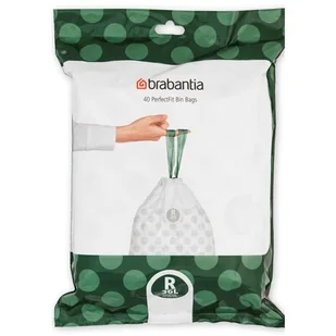 Brabantia PerfectFit worki na śmieci 36L R) 40 szt w rolce White - Worki na śmieci - miniaturka - grafika 1