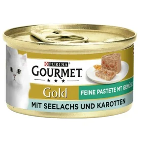 GOURMET Gold Delikatny pasztet 12 x 85 g Czarniak z marchewką - Mokra karma dla kotów - miniaturka - grafika 1