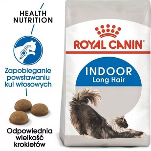 Royal Canin Indoor Long Hair 10 kg - Sucha karma dla kotów - miniaturka - grafika 1