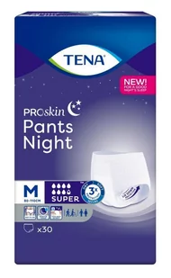 SCA Tena ESSITY Majtki chłonne Pants Proskin Super Night M x 30 szt - Pieluchy dla dorosłych - miniaturka - grafika 2