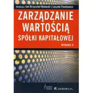 Zarządzanie - CeDeWu Zarządzanie wartością spółki kapitałowej - CeDeWu - miniaturka - grafika 1