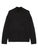 Swetry damskie - Marc O´Polo Sweter w kolorze czarnym - miniaturka - grafika 1