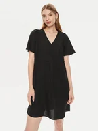 Sukienki - Vero Moda Sukienka letnia Mymilo 10303686 Czarny Regular Fit - miniaturka - grafika 1