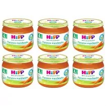 Hipp Pierwsza marchewka po 4. miesiącu zestaw 6 x 80 g Bio - Dania dla dzieci - miniaturka - grafika 1