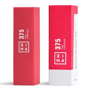 3ina 3INA Makeup  wegański  Cruelty Free  The Lipstick 375  długotrwała pomadka do ust  matowa pomadka do ust o wysokiej pigmentacji  matowana  różowa błyszcząca - Szminki - miniaturka - grafika 3