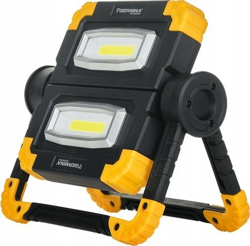 Naświetlacz przenośny akumulatorowy LED Pavo IP44 20 W 1200 lm Germina der Electriker