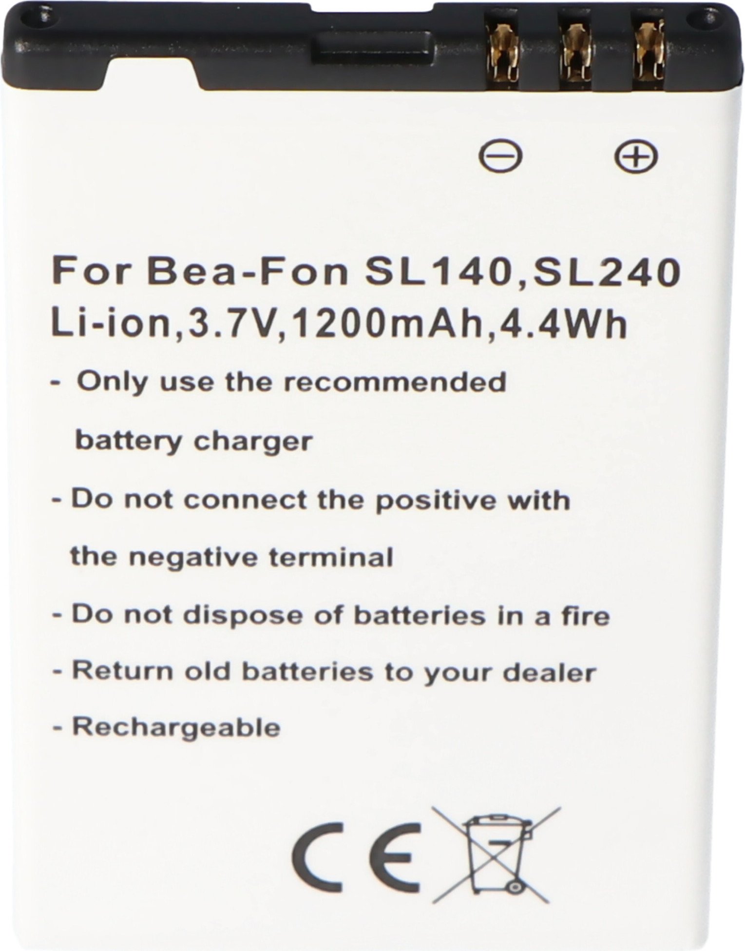 Bateria odpowiednia do telefonów komórkowych Bea-Fon SL140, SL240 Bateria BS-03, EP-600, RCB01P04, SL140/SL240