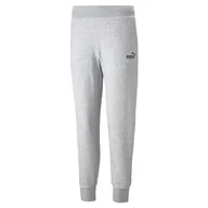 Spodnie damskie - PUMA Damskie spodnie Essentials damskie spodnie do biegania XL Light Gray Heather - miniaturka - grafika 1