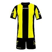Zestawy męskiej odzieży sportowej - Givova, kit catalano Mc, żółty/czarny, M - miniaturka - grafika 1
