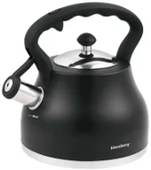 Czajniki na gaz - Czarny matowy czajnik z gwizdkiem 2,7L Frisso 3X - miniaturka - grafika 1