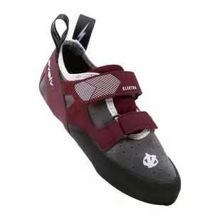 Buty wspinaczkowe damskie Evolv Elektra grey/merlot - Sprzęt wspinaczkowy - miniaturka - grafika 1