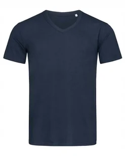Koszulka męska bawełniana T-shirt w serek Stedman V-Neck ST9010 Blue M - Koszulki męskie - miniaturka - grafika 1