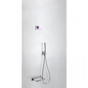 Tres 9286556 9286556 ESPACIO Podtynkowy termostatyczny elektroniczny zestaw nawannowy SHOWER - Akcesoria hydrauliczne - miniaturka - grafika 1