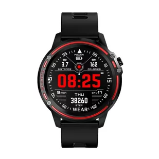 Bilikay L8 Czarno-czerwony - Smartwatch - miniaturka - grafika 1