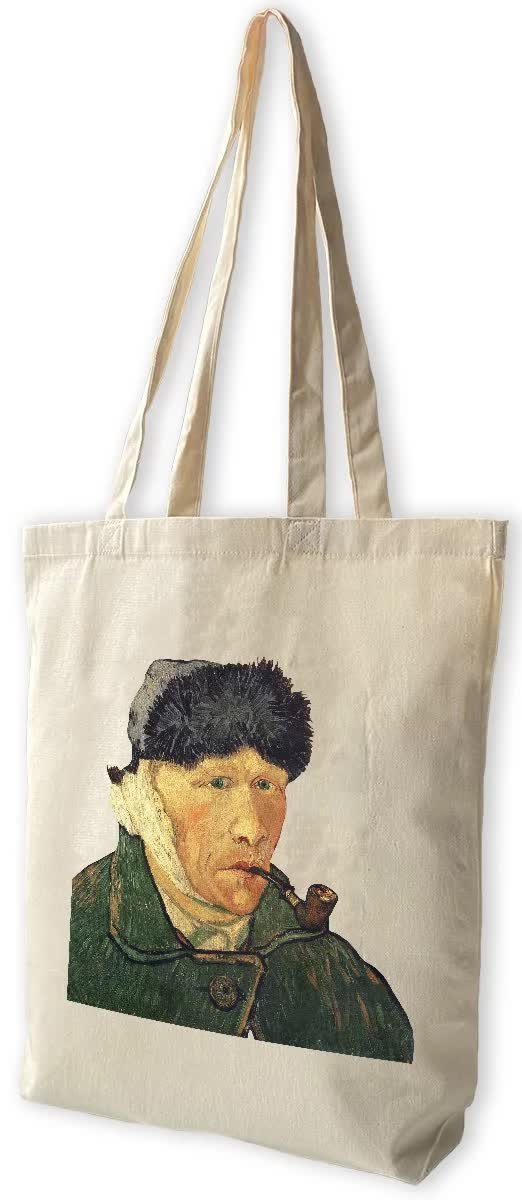 Torba bawełniana Autoportret z zabandażowanym uchem Vincent Van Gogh