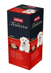 Animonda 40 + 8 gratis! vom Feinsten 48 x 150 g Adult Wołowina z sercami indyczymi|  od 89 zł i Super Promocje od zooplus! - Mokra karma dla psów - miniaturka - grafika 5