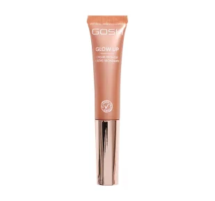 GOSH - GLOW UP - Cream Highlighter/ Bronzer - Rozświetlacz w kremie - 14 ml - 002 Bronze - Rozświetlacze do twarzy i ciała - miniaturka - grafika 1