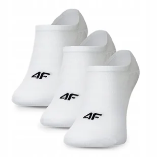 Skarpetki Męskie 4F Stopki Skarpety Białe Niskie 3 Pary Zestaw 43-46 - Skarpetki męskie - miniaturka - grafika 1