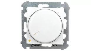 Simon SA SIMON54 Ściemniacz obrotowy dwubiegunowy do LED ściemnialnych 230V (moduł) 5-215W; biały *Wymagana instalacja 4-przewodowa DS9L2.01/11 - Klawisze i ramki - miniaturka - grafika 1