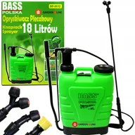 Opryskiwacze - OPRYSKIWACZ RĘCZNY CIŚNIENIOWY PLECAKOWY OGRODOWY 18L BASS POLSKA + DYSZE - miniaturka - grafika 1