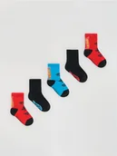 Skarpetki dla dzieci - Reserved - Skarpetki Hot Wheels 5 pack - biały - miniaturka - grafika 1