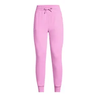 Spodnie damskie - Damskie Spodnie UNDER ARMOUR UA RIVAL FLEECE JOGGER 1379438-638 – Różowy - miniaturka - grafika 1